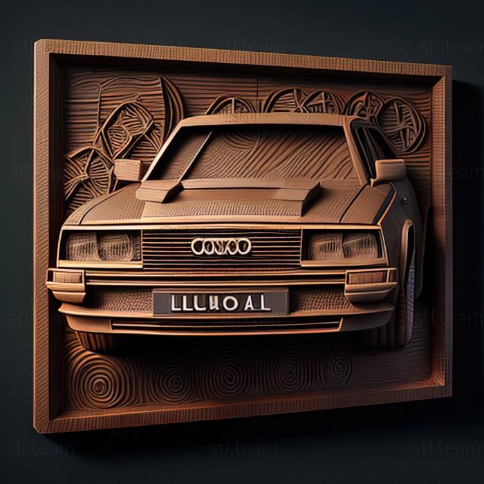 3D модель Audi quattro (STL)